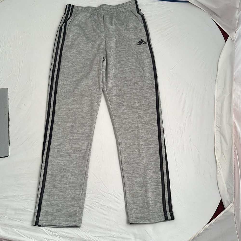Adidas gray and black Indicator track pants